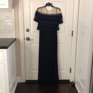 Navy Blue Tadashi Shoji Gown